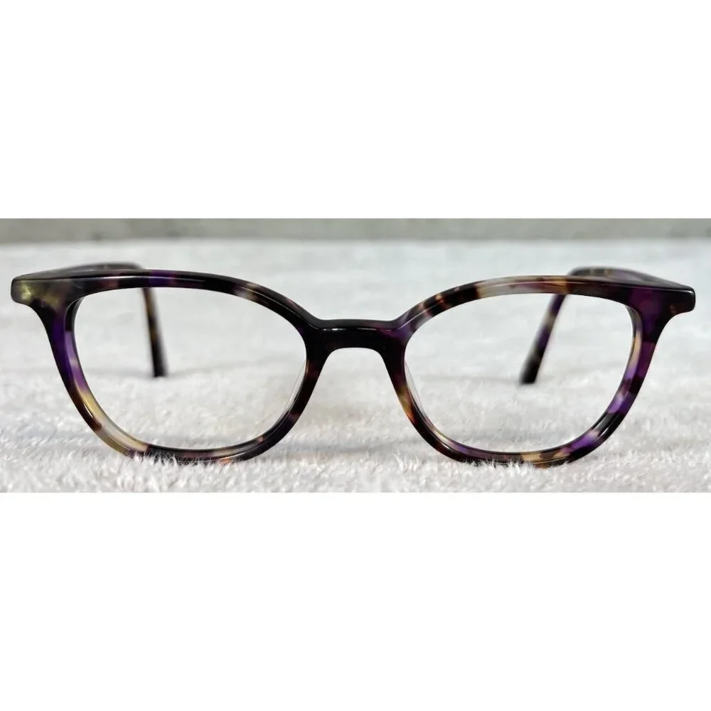OGI HERITAGE 7162 2010 Round Purple Tortoise Pearl Eyeglasses Frames 47-17-135